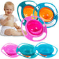 Kids Rotatable Spilling Resistant Bowl Dishes Baby Universal 360 Degree Feeding Toys